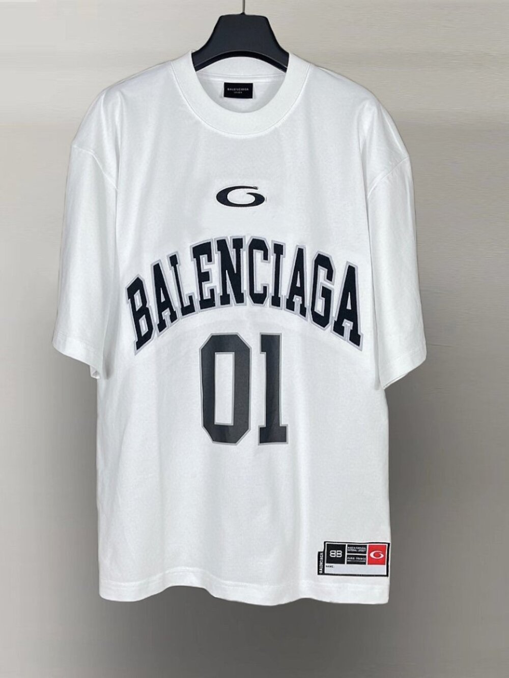 Classic Balenciaga Casual Short-Sleeve